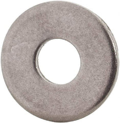 Value Collection - M4 Screw, Grade 316 Stainless Steel Fender Flat Washer - 4.3mm ID x 12mm OD, Plain Finish - Exact Tool & Supply