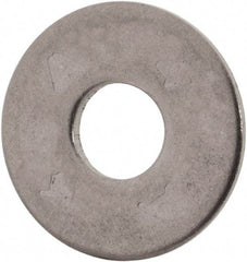 Value Collection - M5 Screw, Grade 316 Stainless Steel Fender Flat Washer - 5.3mm ID x 15mm OD, Plain Finish - Exact Tool & Supply