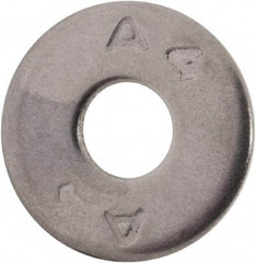 Value Collection - M6 Screw, Grade 316 Stainless Steel Fender Flat Washer - 6.4mm ID x 18mm OD, Plain Finish - Exact Tool & Supply