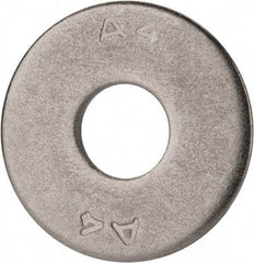 Value Collection - M12 Screw, Grade 316 Stainless Steel Fender Flat Washer - 13mm ID x 37mm OD, Plain Finish - Exact Tool & Supply