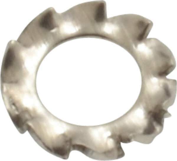 Value Collection - M3 Screw, 3.2mm ID, Stainless Steel External Tooth Lock Washer - 6mm OD, Uncoated, Grade 316 & Austenitic A4 - Exact Tool & Supply