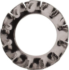 Value Collection - M6 Screw, 6.4mm ID, Stainless Steel External Tooth Lock Washer - 11mm OD, Uncoated, Grade 316 & Austenitic A4 - Exact Tool & Supply