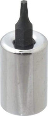 Proto - 3/8" Drive, T10 Torx Bit Socket - 1-23/32" OAL, 5/8" Bit Length - Exact Tool & Supply