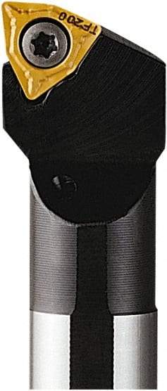 Seco - 25mm Min Bore Diam, 180mm OAL, 20mm Shank Diam, A-SWLC Indexable Boring Bar - 37mm Max Bore Depth, WCMT 06T3.. Insert, Screw Holding Method - Exact Tool & Supply