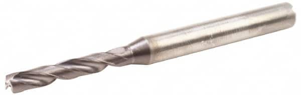 Kennametal - 8mm 180° Spiral Flute Solid Carbide Screw Machine Drill Bit - Exact Tool & Supply