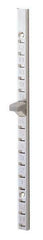 Sugatsune - Satin Stainless Steel Coated, Shelf Standard Bracket - 71-5/8" Long, 15mm Wide - Exact Tool & Supply