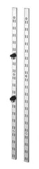 Sugatsune - Satin Stainless Steel Coated, Double Slot Standards Bracket - 71-5/8" Long, 15mm Wide - Exact Tool & Supply