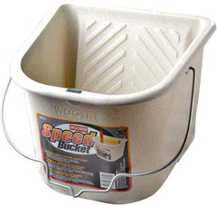 Wooster Brush - 7" Roller Compatible Single Pail Paint Bucket - 2 Qt Capacity, 11-1/4" Wide, Polypropylene - Exact Tool & Supply
