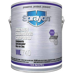 Sprayon - 1 Gal Zinc Cold Galvanizing Compound - Comes in Can - Exact Tool & Supply