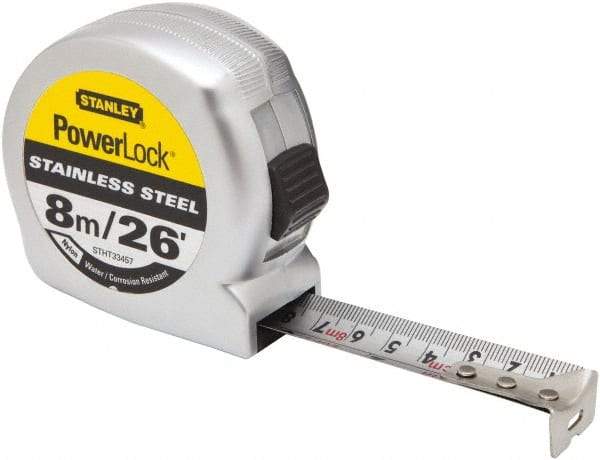 Stanley - 16' x 3/4" Tape Measure - 1/16" Graduation - Exact Tool & Supply