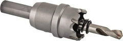 Hougen - 7/8" Diam, 1/8" Cutting Depth, Hole Saw - Carbide-Tipped Saw, Toothed Edge - Exact Tool & Supply