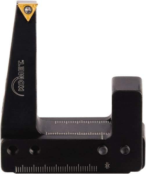 Komet - 0.197 to 2.756" Bore, Boring Head Bridge Bar - For Use with Boring Heads & Triangular Insert, Compatible with Series MicroKom - Exact Tool & Supply