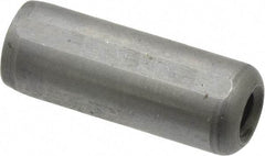 Gibraltar - 3/8" Diam x 1" Pin Length C-1215 Case Hardened Steel Pull Out Dowel Pin - 1 Beveled & 1 Threaded End - Exact Tool & Supply