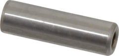 Gibraltar - 3/8" Diam x 1-1/4" Pin Length C-1215 Case Hardened Steel Pull Out Dowel Pin - 1 Beveled & 1 Threaded End - Exact Tool & Supply