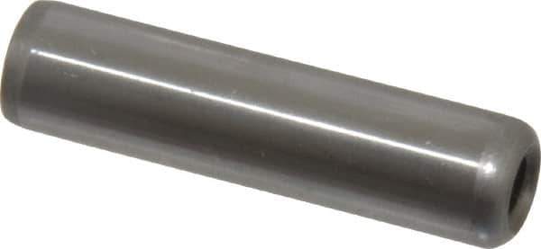 Gibraltar - 3/8" Diam x 1-1/2" Pin Length C-1215 Case Hardened Steel Pull Out Dowel Pin - 1 Beveled & 1 Threaded End - Exact Tool & Supply