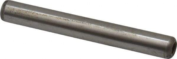 Gibraltar - 3/8" Diam x 3" Pin Length C-1215 Case Hardened Steel Pull Out Dowel Pin - 1 Beveled & 1 Threaded End - Exact Tool & Supply