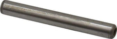 Gibraltar - 3/8" Diam x 3" Pin Length C-1215 Case Hardened Steel Pull Out Dowel Pin - 1 Beveled & 1 Threaded End - Exact Tool & Supply