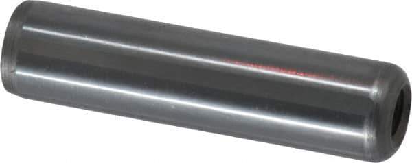 Gibraltar - 1/2" Diam x 2" Pin Length C-1215 Case Hardened Steel Pull Out Dowel Pin - 1 Beveled & 1 Threaded End - Exact Tool & Supply