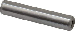 Gibraltar - 1/2" Diam x 2-1/2" Pin Length C-1215 Case Hardened Steel Pull Out Dowel Pin - 1 Beveled & 1 Threaded End - Exact Tool & Supply