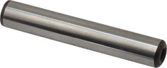 Gibraltar - 1/2" Diam x 3" Pin Length C-1215 Case Hardened Steel Pull Out Dowel Pin - 1 Beveled & 1 Threaded End - Exact Tool & Supply