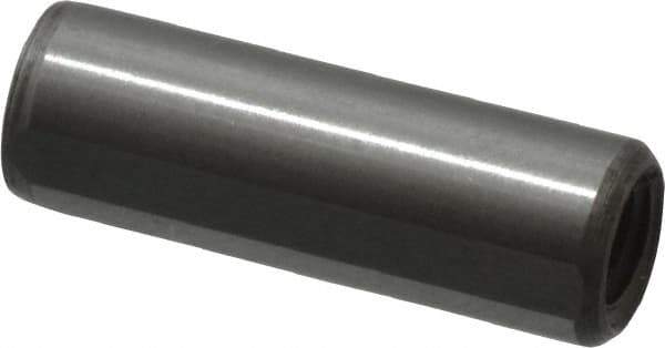 Gibraltar - 1/4" Diam x 3/4" Pin Length C-1215 Case Hardened Steel Pull Out Dowel Pin - 1 Beveled & 1 Threaded End - Exact Tool & Supply