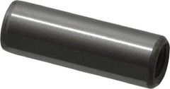 Gibraltar - 1/4" Diam x 3/4" Pin Length C-1215 Case Hardened Steel Pull Out Dowel Pin - 1 Beveled & 1 Threaded End - Exact Tool & Supply