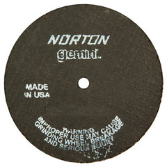 4″ × 1/8″ × 1/4″ Gemini Small Diameter Cut-Off Wheel Type 01 Straight Aluminum Oxide - Exact Tool & Supply