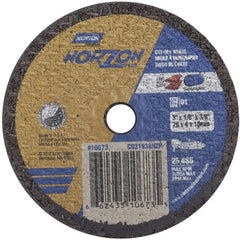 3″ × 1/8″ × 3/8″ NorZon Plus Small Diameter Cut-Off Wheel Type 01 Straight - Exact Tool & Supply