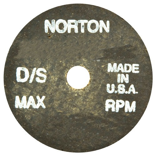 ‎2-1/2″ × 1/2″ × 3/8″ Gemini Snagging Wheel Type 01 Straight 24 Grit Aluminum Oxide - Exact Tool & Supply