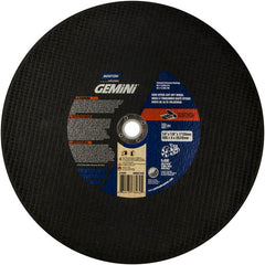 14″ × 1/8″ × 1″ Rescue High Speed Cut-Off Wheel Type 01 Straight 24 Grit Aluminum Oxide - Exact Tool & Supply