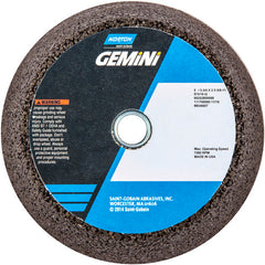‎5″ / 3-3/4″ × 2″ × 5/8″-11-Gemini Snagging Wheel Type 11-Flaring Cup 16 Grit Aluminum Oxide - Exact Tool & Supply