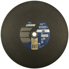 16″ × 1/8″ × 1″ Metal High Speed Cut-Off Wheel Type 01 Straight 24 Grit Aluminum Oxide - Exact Tool & Supply
