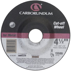 ‎9″ × 1/4″ × 5/8″-11 T270 Carbo White A24 Grit Depressed Center Wheel - Exact Tool & Supply