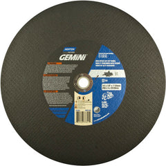 14″ × 1/8″ × 1″ Ductile High Speed Cut-Off Wheel Type 01 Straight Aluminum Oxide - Exact Tool & Supply