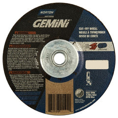 6″ × 1/8″ × 5/8″ Gemini Non-Woven Depressed Center Wheel Type 27 - Exact Tool & Supply