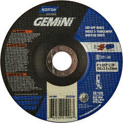 6″ × 3/32″ × 7/8″ Gemini Non-Woven Depressed Center Wheel Type 27 30 Grit - Exact Tool & Supply