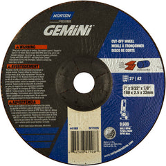 7″ × 3/32″ × 7/8″ Gemini Non-Woven Depressed Center Wheel Type 27 24 Grit - Exact Tool & Supply