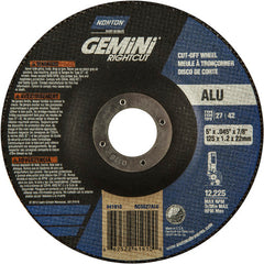 5″ × 0.045″ × 7/8″ Gemini Non-Woven Depressed Center Wheel Type 27 24 Grit - Exact Tool & Supply