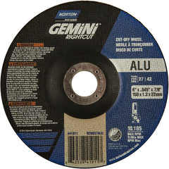6″ × 0.045″ × 7/8″ Gemini Non-Woven Depressed Center Wheel Type 27 24 Grit - Exact Tool & Supply