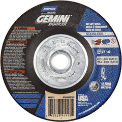 ‎4-1/2″ × 0.045″ × 5/8″-11 Gemini Non-Woven Depressed Center Wheel Type 27 24 Grit - Exact Tool & Supply