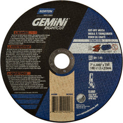 7″ × 0.045″ × 7/8″ Small Diameter Cut-Off Wheel Gemini RightCut SS 60 Grit - Exact Tool & Supply