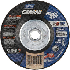‎4-1/2 x .045 × 5/8 - 11″ Gemini RightCut Cutting Wheel A 24 T BDA3 Type 27/42 - Exact Tool & Supply