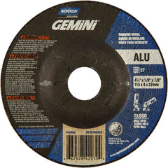 ‎4-1/2″ × 1/8″ × 7/8″ Gemini Non-Woven Depressed Center Wheel Type 27 46 Grit - Exact Tool & Supply