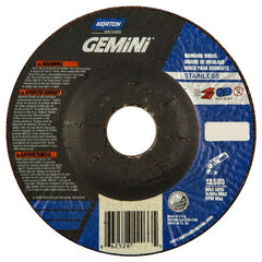 ‎4-1/2″ × 1/4″ × 7/8″ Gemini Non-Woven Depressed Center Wheel Type 27 30 Grit - Exact Tool & Supply