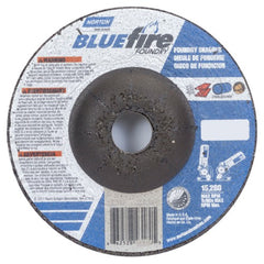 4″ × 1/4″ × 5/8″ BlueFire Non-Woven Depressed Center Wheel Type 27 Zirconia Alumina / Aluminum Oxide - Exact Tool & Supply