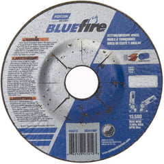 ‎4-1/2 × 1/8 × 7/8″ BlueFire Grinding Wheel ZA 30 U Type 27 - Exact Tool & Supply