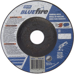 ‎4-1/2 × 1/4 × 7/8″ BlueFire Grinding Wheel ZA 24 S Type 27 - Exact Tool & Supply