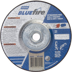 ‎5 × 1/8 × 5/8 - 11″ BlueFire Grinding Wheel ZA 30 U Type 27 - Exact Tool & Supply