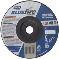 7″ × 1/4″ × 7/8″ BlueFire Non-Woven Depressed Center Wheel Type 27 Zirconia Alumina / Aluminum Oxide - Exact Tool & Supply