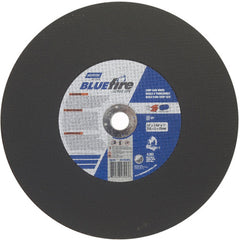 14″ × 7/64″ × 1″ BlueFire Chopsaw Cut-Off Wheel Type 01 Straight Zirconia Alumina/Aluminum Oxide - Exact Tool & Supply
